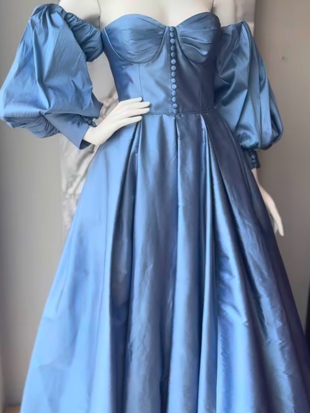 Tarik Ediz Strapless Ball Gown